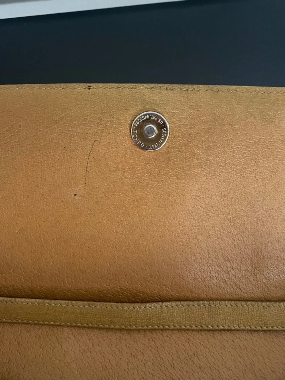 Vintage 1980s Gucci GG Monogram Canvas Crossbody Bag Tan Leather Trim Authentic - Picture 9 of 16